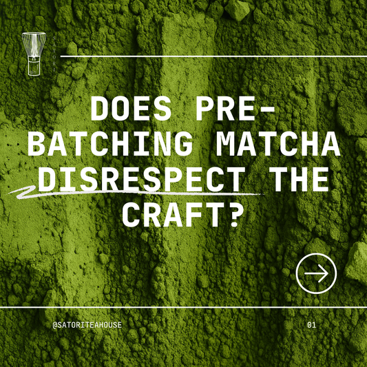 Does Batching Your Matcha Mean You’re Disrespecting the Craft