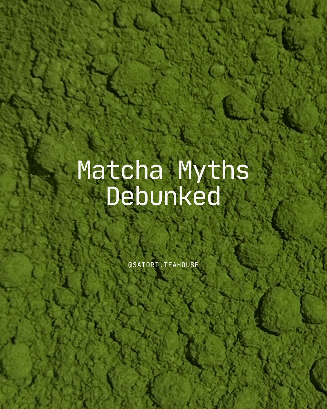 Matcha Myths Debunked: Separating Fact from Fiction