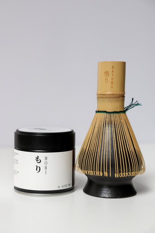 Hojicha & Whisk Set